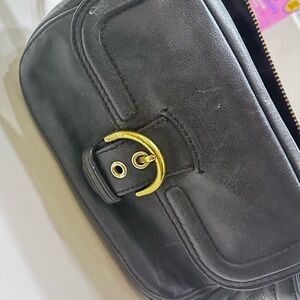 Coach vintage cross body in navy color